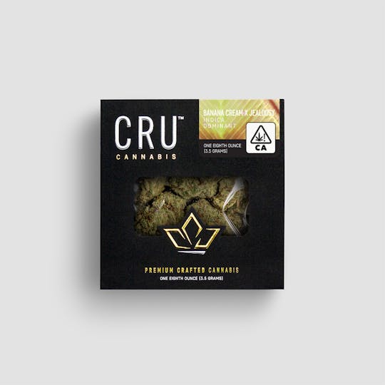 CRU Cannabis - Banana Cream X Jealousy (3.5 Grams) - 1
