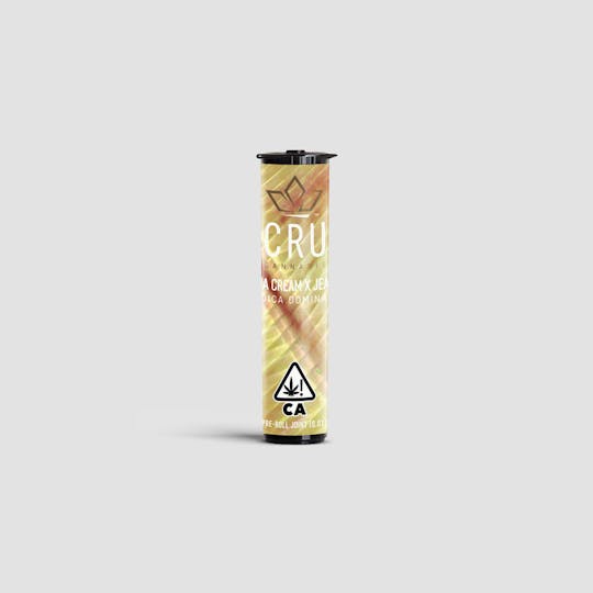 CRU Cannabis - Banana Cream x Jealousy (0.5G Pre-Roll) - 1