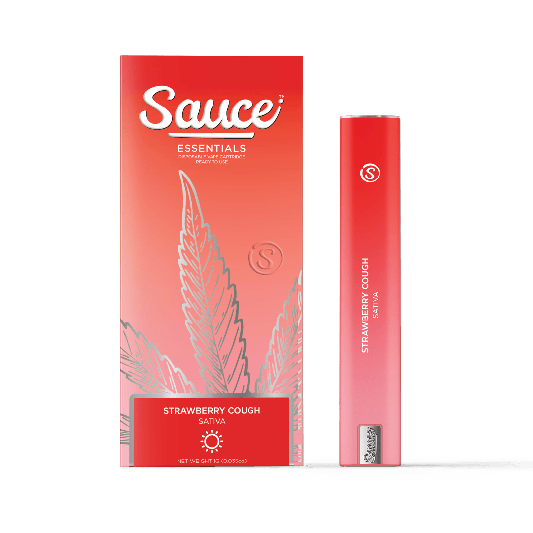 Sauce. - Sauce | Essentials | Strawberry Cough | Live Resin Disposable | 1g - 1