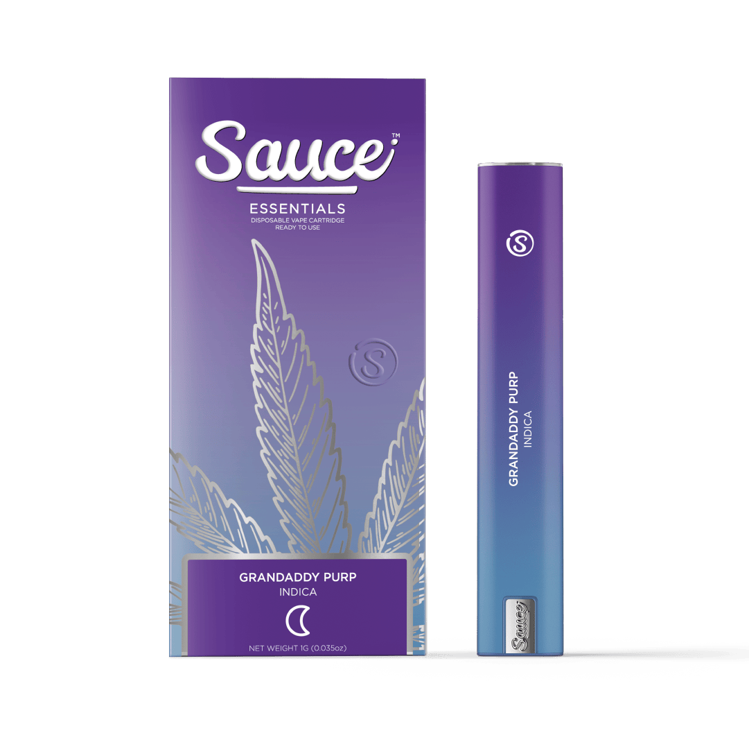 Sauce. - Sauce | Essentials | Grandaddy Purp | Live Resin Disposable | 1g - 1