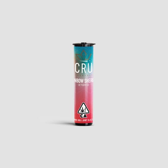 CRU Cannabis - Rainbow Sherbet (0.5G Pre-Roll) - 1