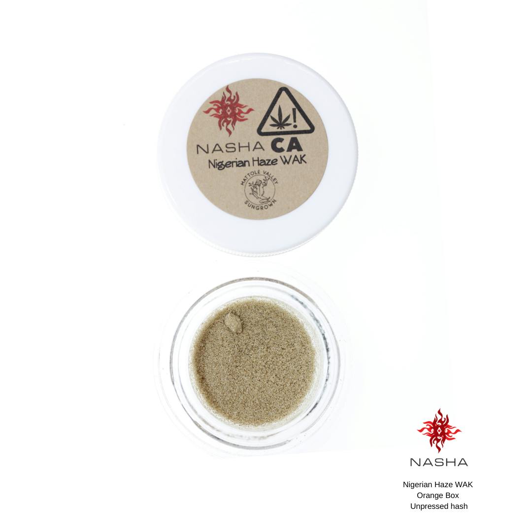 NASHA - Nigerian Haze WAK Orange Powder Hash (Mattole Valley Sungrown) - 1