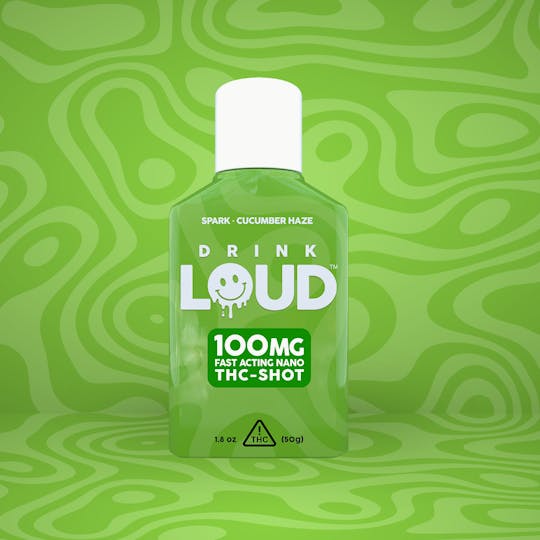 ROVE - Drink Loud - Cucumber Haze | Spark Shot (100mg THC) - 1