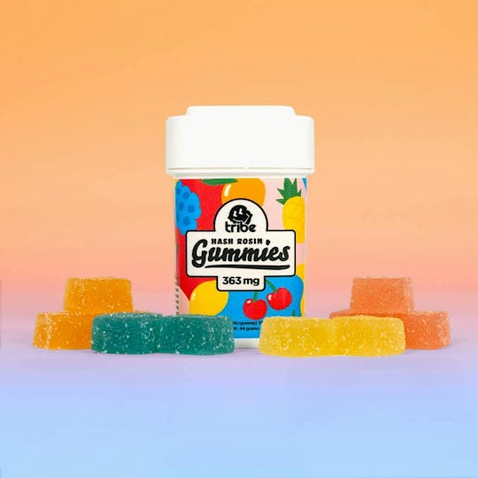 Tribe - Solventless Gummies - Variety Pack - Indica 33mg/piece 363mg Total - 1