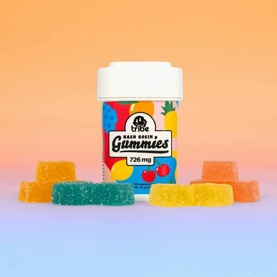 Tribe - Solventless Gummies - Variety Pack - Indica 66mg/piece 726mg Total - 1