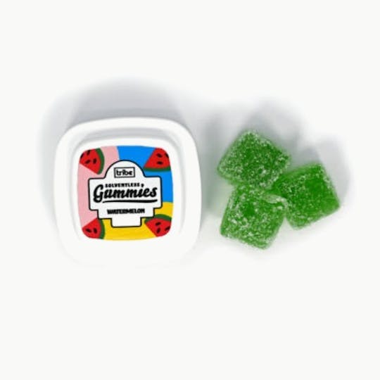 Tribe - Solventless Gummies - Watermelon - Indica - 66mg/piece 726mg Total - 1