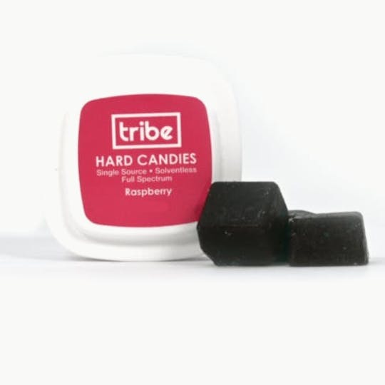Tribe - Solventless Hard Candies - Blue Raspberry - Sativa 33mg/piece 363mg Total - 1