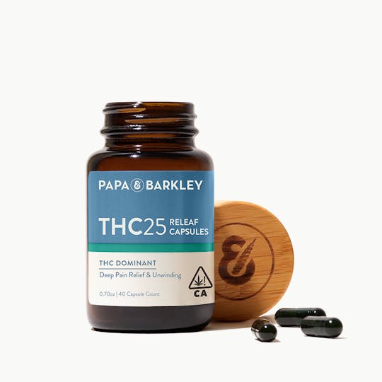 Papa & Barkley - THC25 Releaf Capsules, 40ct - 1
