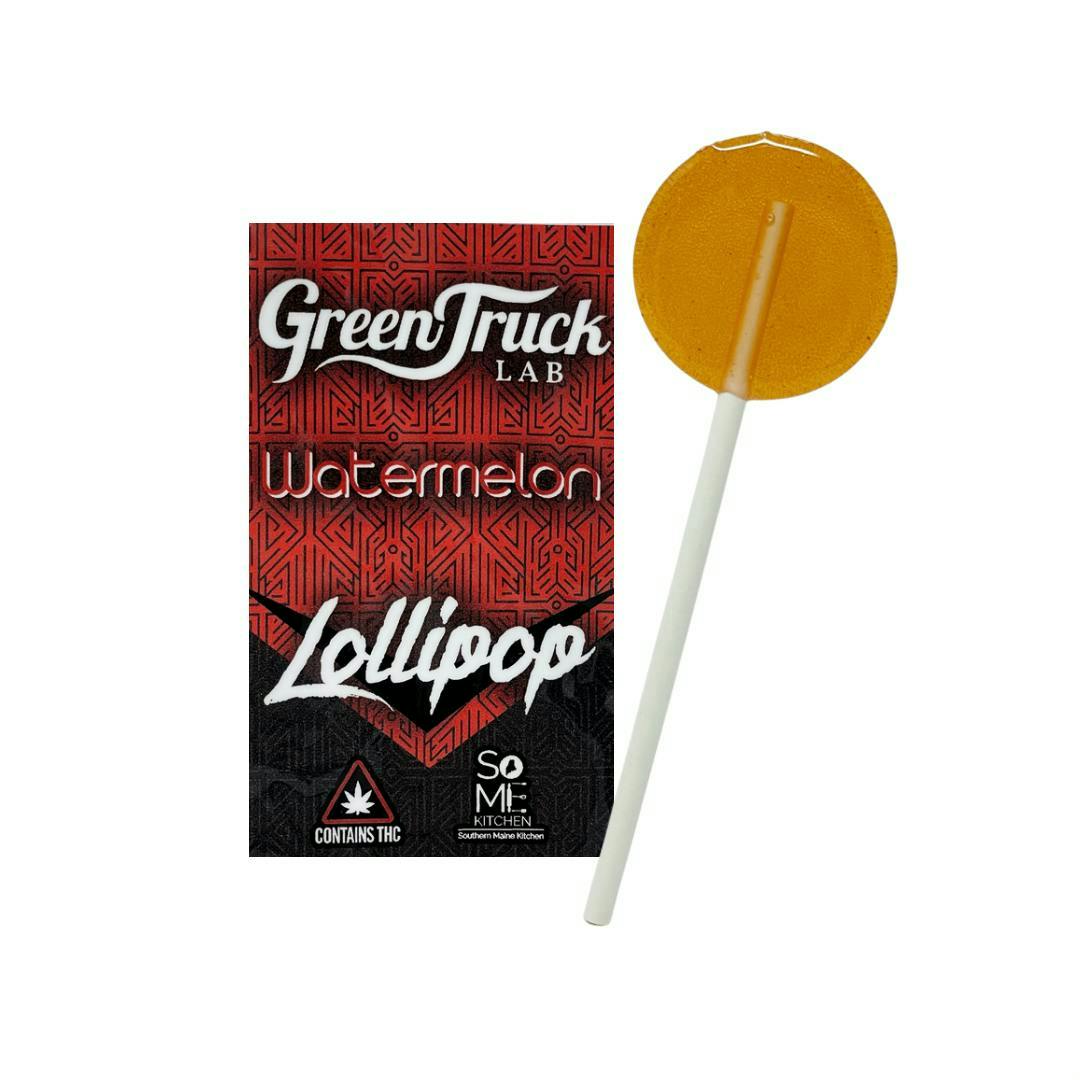Green Truck - Premium Cannabis Lollipop - *Sugar Free* Watermelon (25 MG) - 1