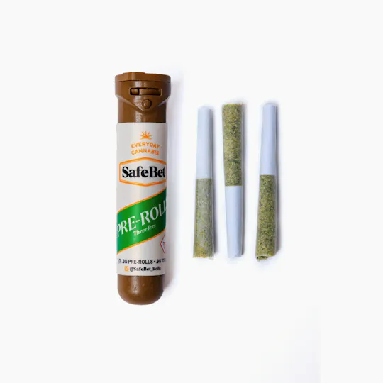 Safe Bet - Safe Bet | Mandarin Cookies Threefer | Minis | 0.3g each | 3pk - 1