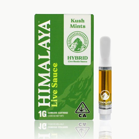 HIMALAYA - Kush Mints (Live Sauce) Cartridge - 1G - 1