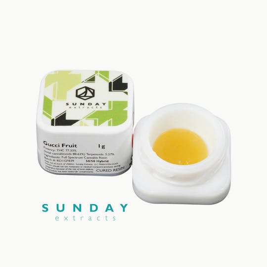 Sunday Extracts - 1g Concentrate Gucci Fruit - 1
