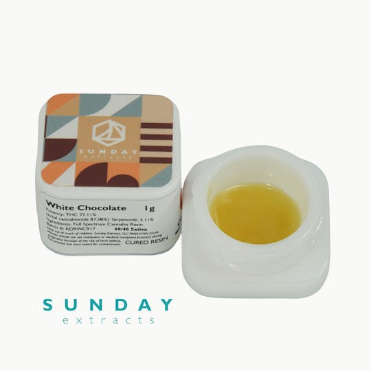 Sunday Extracts - 1g Concentrate White Chocolate - 1