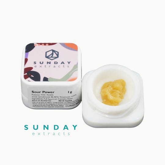 Sunday Extracts - 1g Concentrate Sour Power - 1