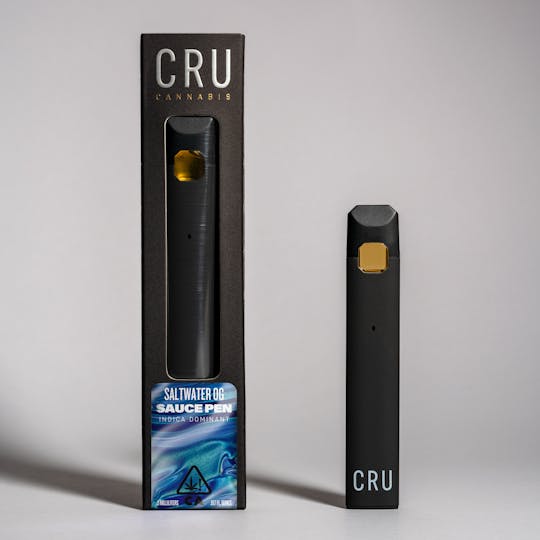 CRU Cannabis - Saltwater OG (0.5ml Disposable Sauce Pen) - 1