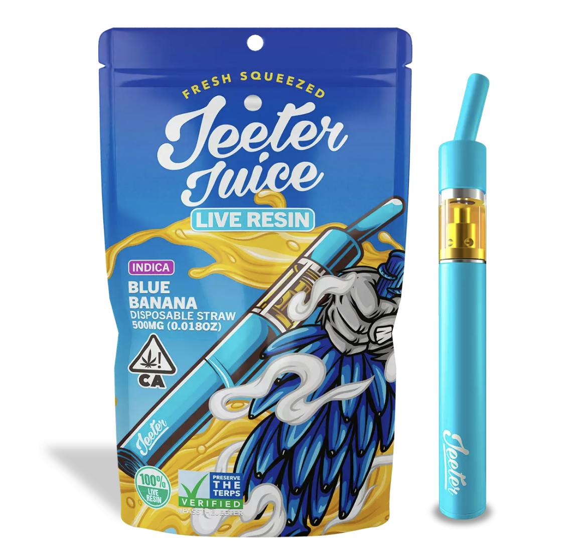 Jeeter - Jeeter | Blue Banana | Live Resin Straw Disposable | 0.5g - 1