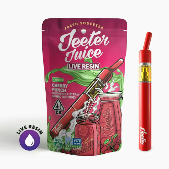 Jeeter - Jeeter | Cherry Punch | Live Resin Straw Disposable | 0.5g - 1