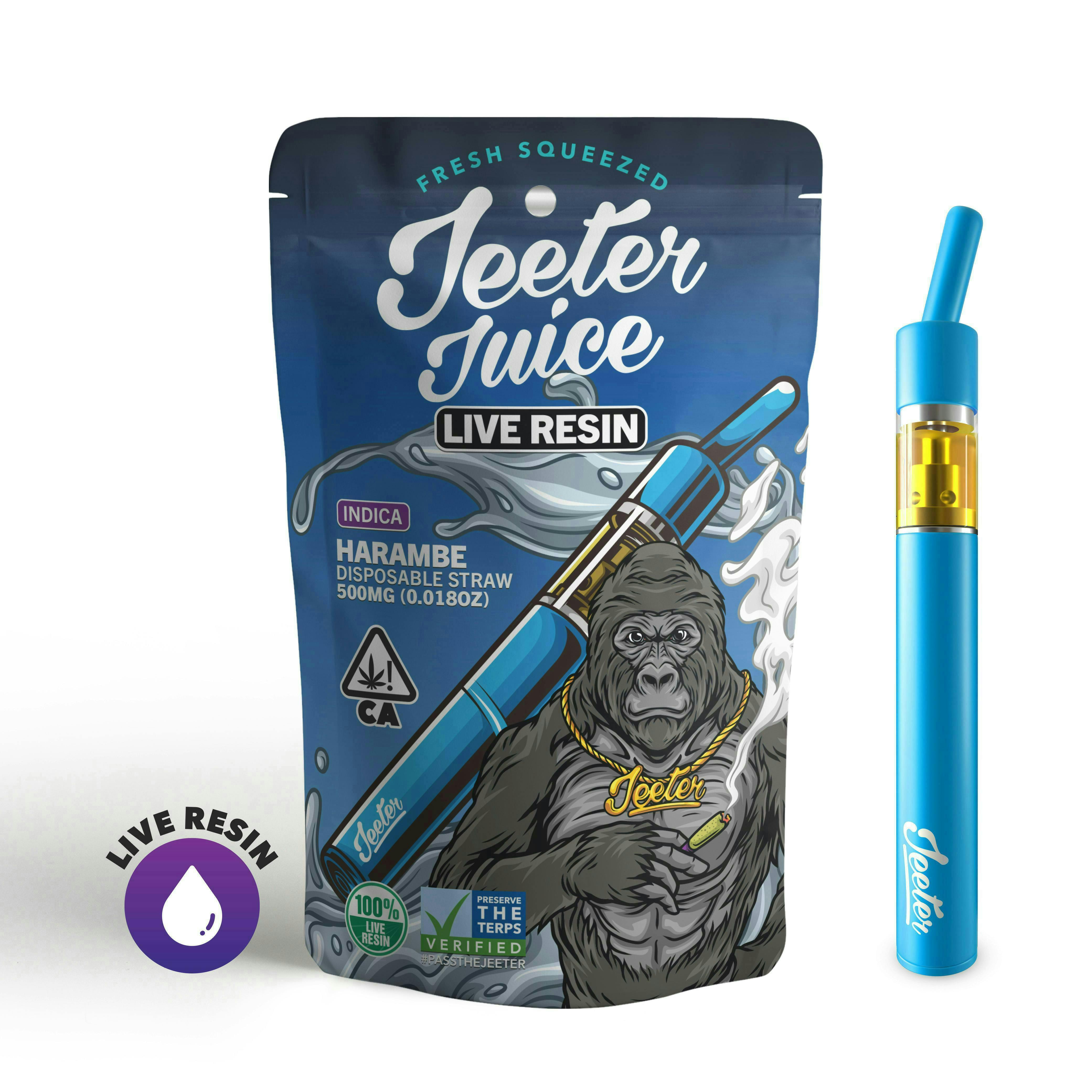 Jeeter - Jeeter Juice Disposable Live Resin Straw - Harambe - 1