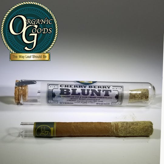 Organic Goods - Cherry Berry Blunt Dipped in Badder & Kief 2g - 1