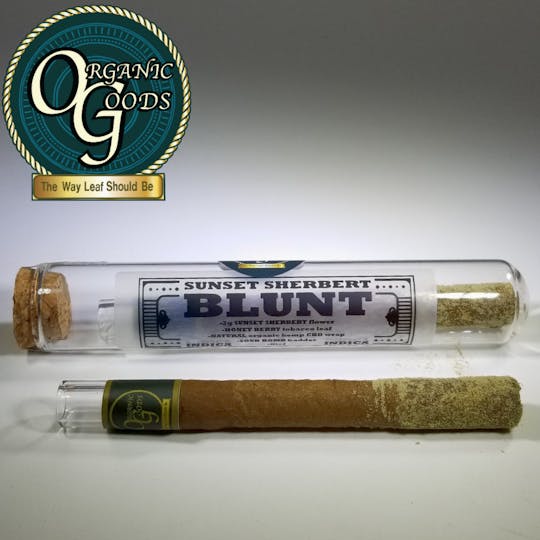 Organic Goods - Sunset Sherbert Blunt Dipped in Badder & Kief 2g - 1