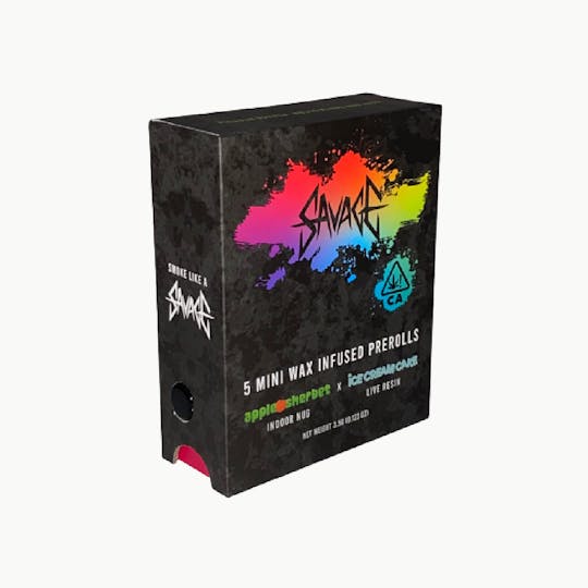 SAVAGE - Gushers X Alien Cookies 5PK Wax Infused Prerolls - 1