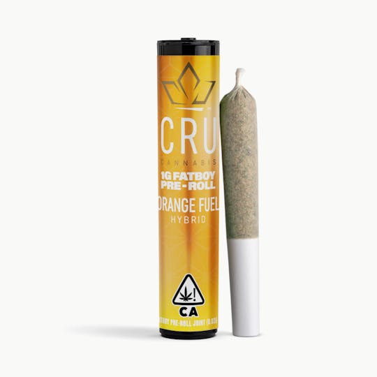 CRU Cannabis - Orange Fuel (1G Fatboy Pre-Roll) - 1