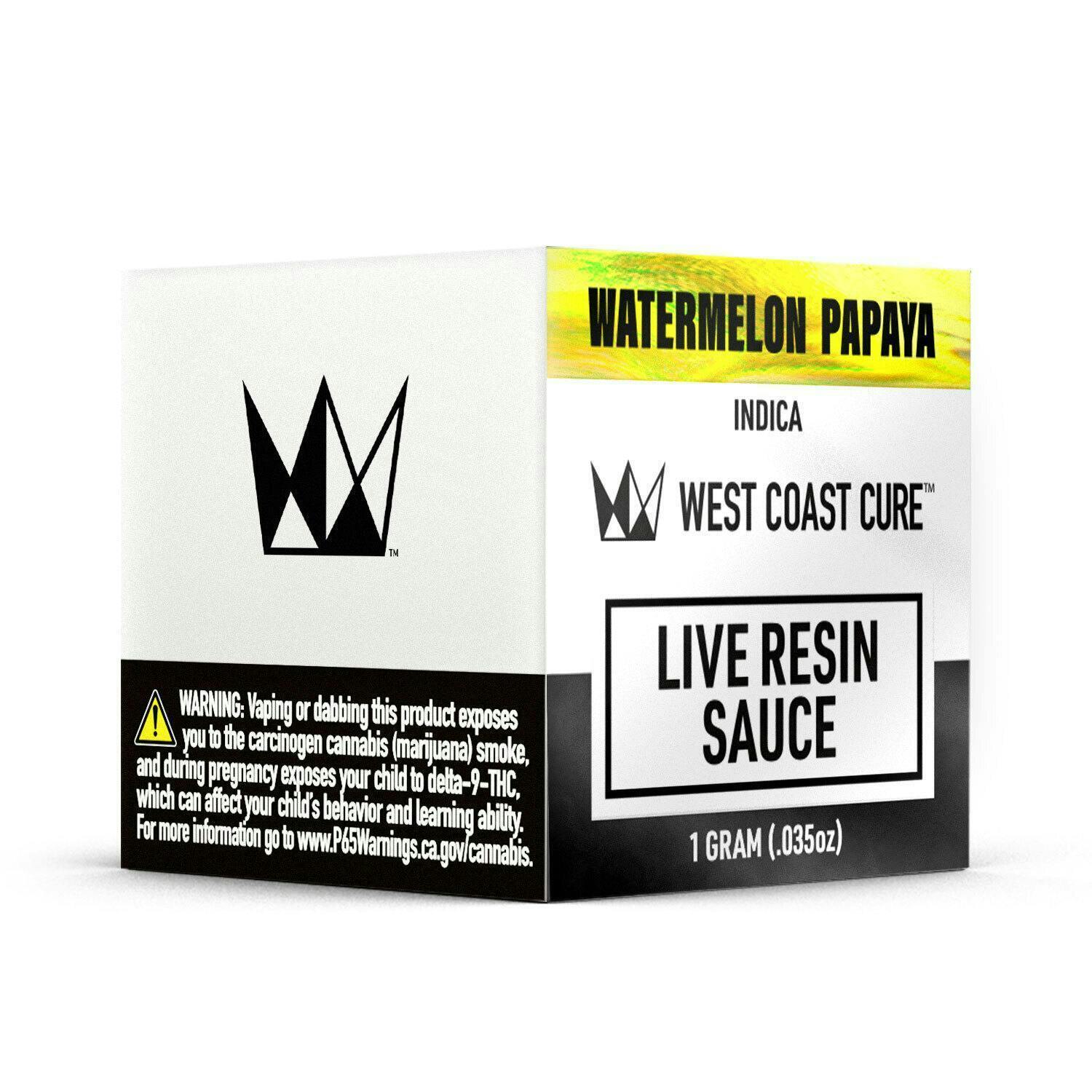 West Coast Cure - Watermelon Papaya Live Resin Sauce - 1