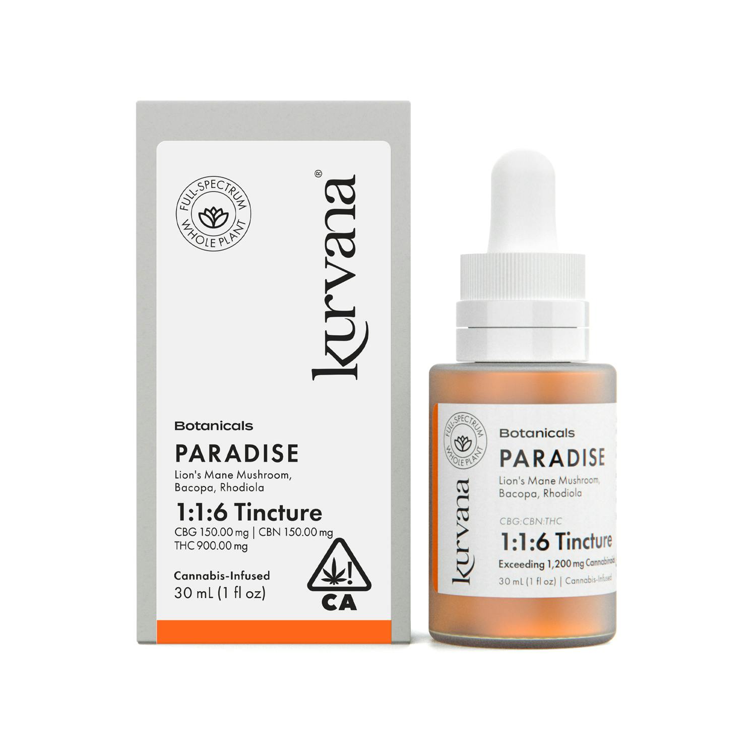 Kurvana - Botanicals - PARADISE 1:1:6 - 1