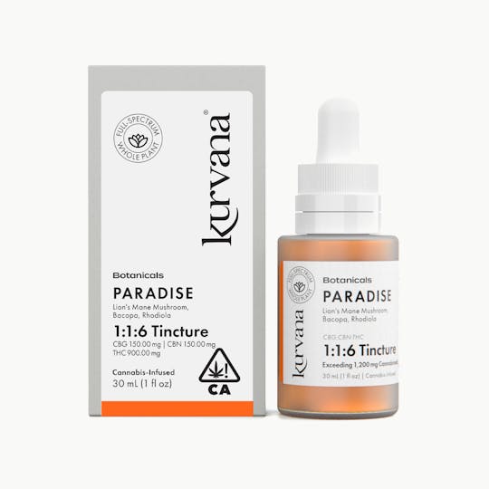 Kurvana - Botanicals - PARADISE 1:1:6 - 1
