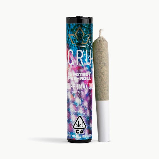 CRU Cannabis - Supermax OG (1G Fatboy Pre-Roll) - 1