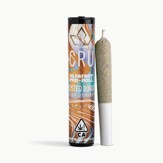 CRU Cannabis - Frosted Donuts (1G Fatboy Pre-Roll) - 1