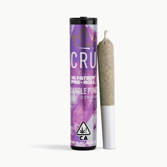 CRU Cannabis - Triangle Punch (1G Fatboy Pre-Roll) - 1