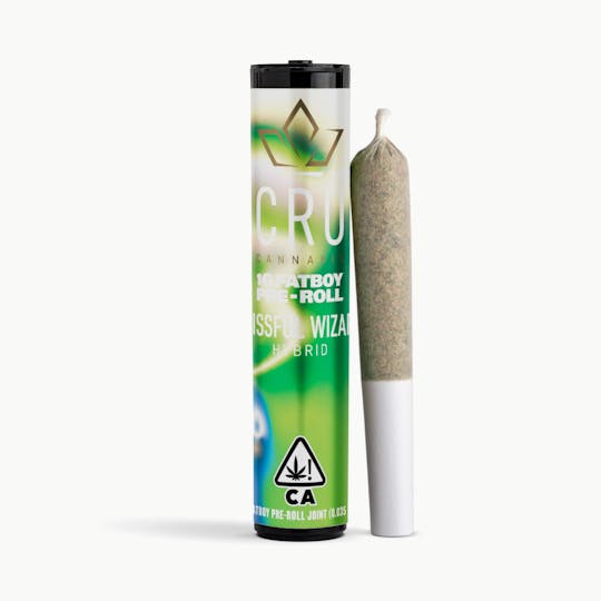 CRU Cannabis - Blissful Wizard (1G Fatboy Pre-Roll) - 1