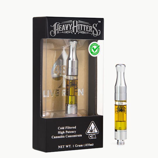 Heavy Hitters - Purple Punch 1g 483 Live Resin Cartridge - 1