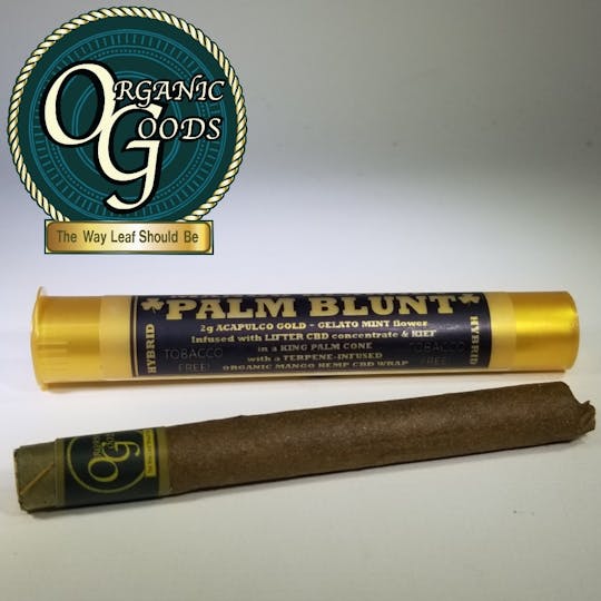 Organic Goods - Mango Blarney Palm Blunt Infused with Concentrate & Kief 2g - 1