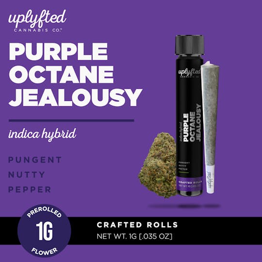 Uplyfted Cannabis Co - Purple Octane Jealousy 1g Pre-Roll - 1