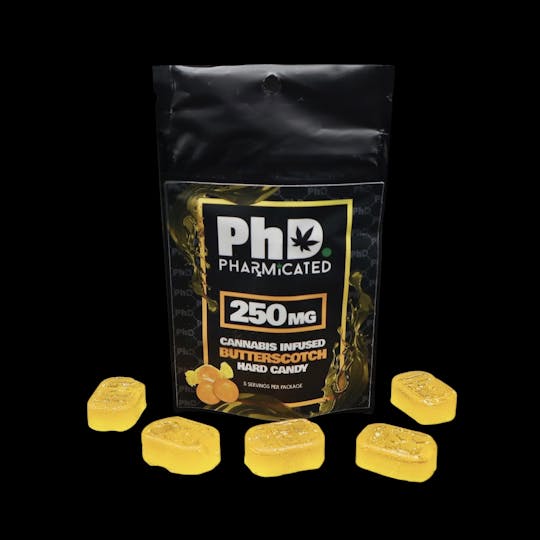 Pharmicated - PhD Hard Candy - Butterscotch - (250MG) - 1