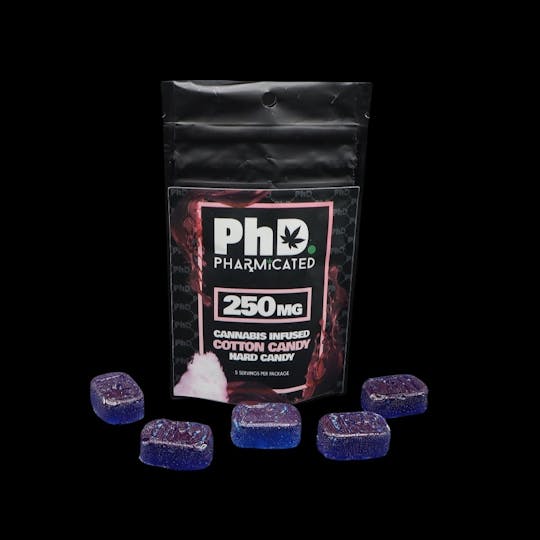 Pharmicated - PhD Hard Candy - Cotton Candy - (250MG) - 1