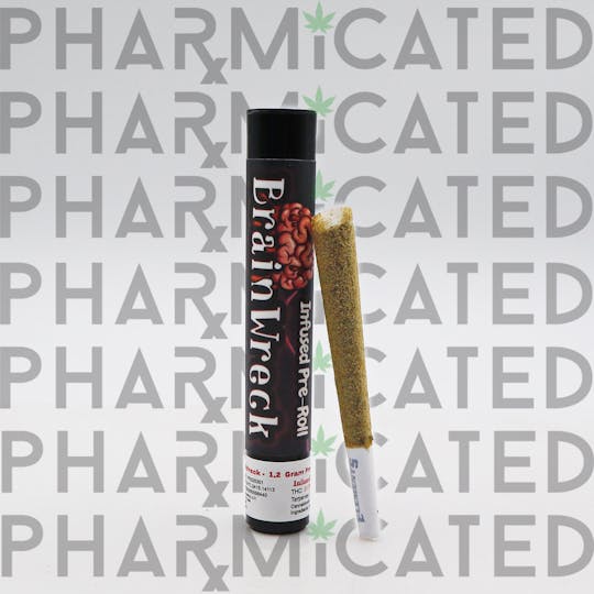 Pharmicated - INFUSED - PhD 1.2g Pre-Roll - BrainWreck (H) - 1