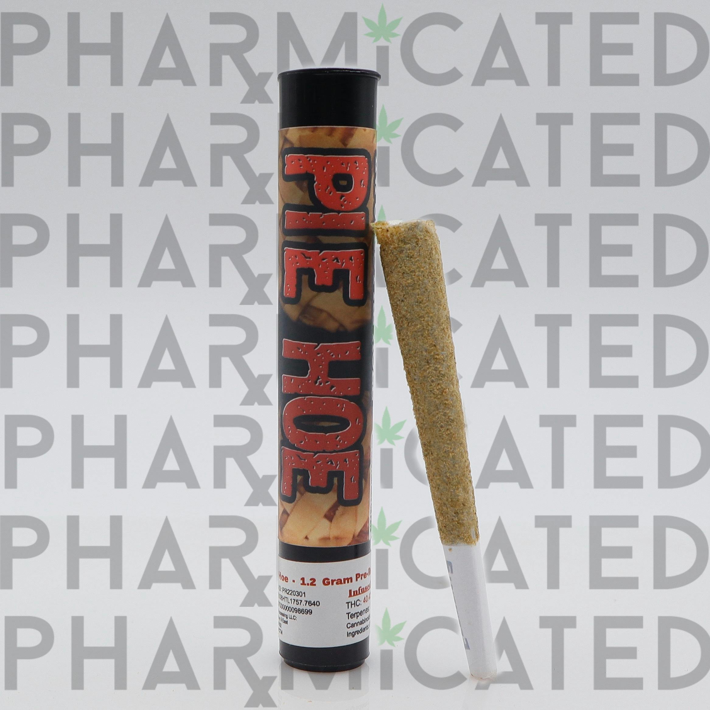 Pharmicated - INFUSED - PhD 1.2g Pre-Roll - Pie Hoe (H) - 1