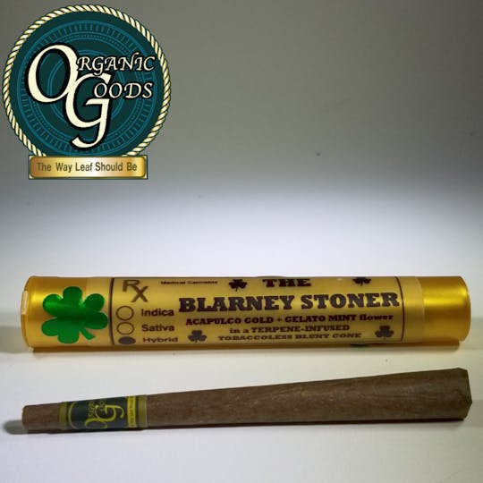 Organic Goods - The Blarney Stoner Tobacco Free Infused Blunt Cone - 1