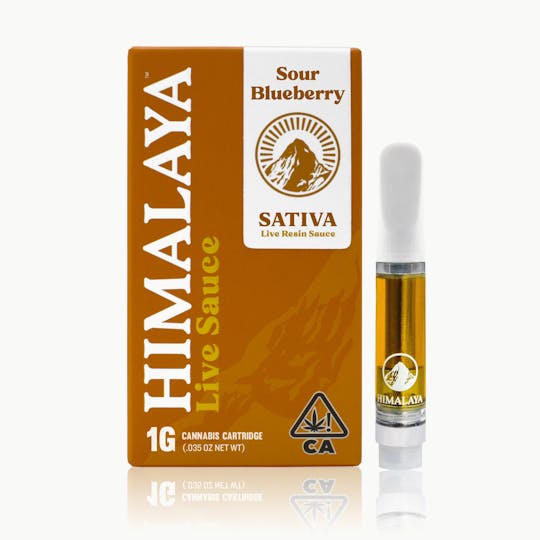 HIMALAYA - Sour Blueberry (Live Sauce) Cartridge - 1G - 1