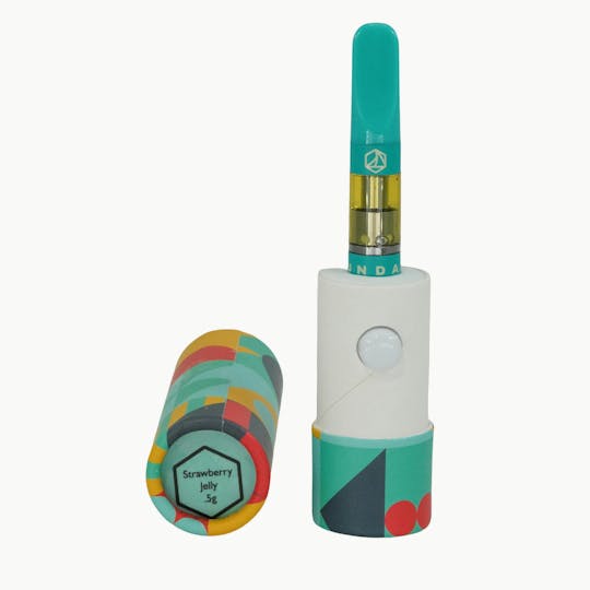 Sunday Extracts - 0.5g Cured Resin Cartridge Strawberry Jelly - 1