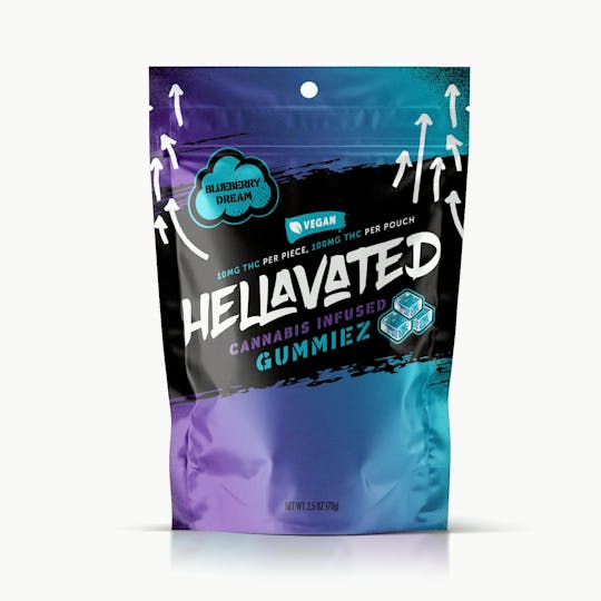 Hellavated - Blueberry Dream Gummiez 100 mg - 1