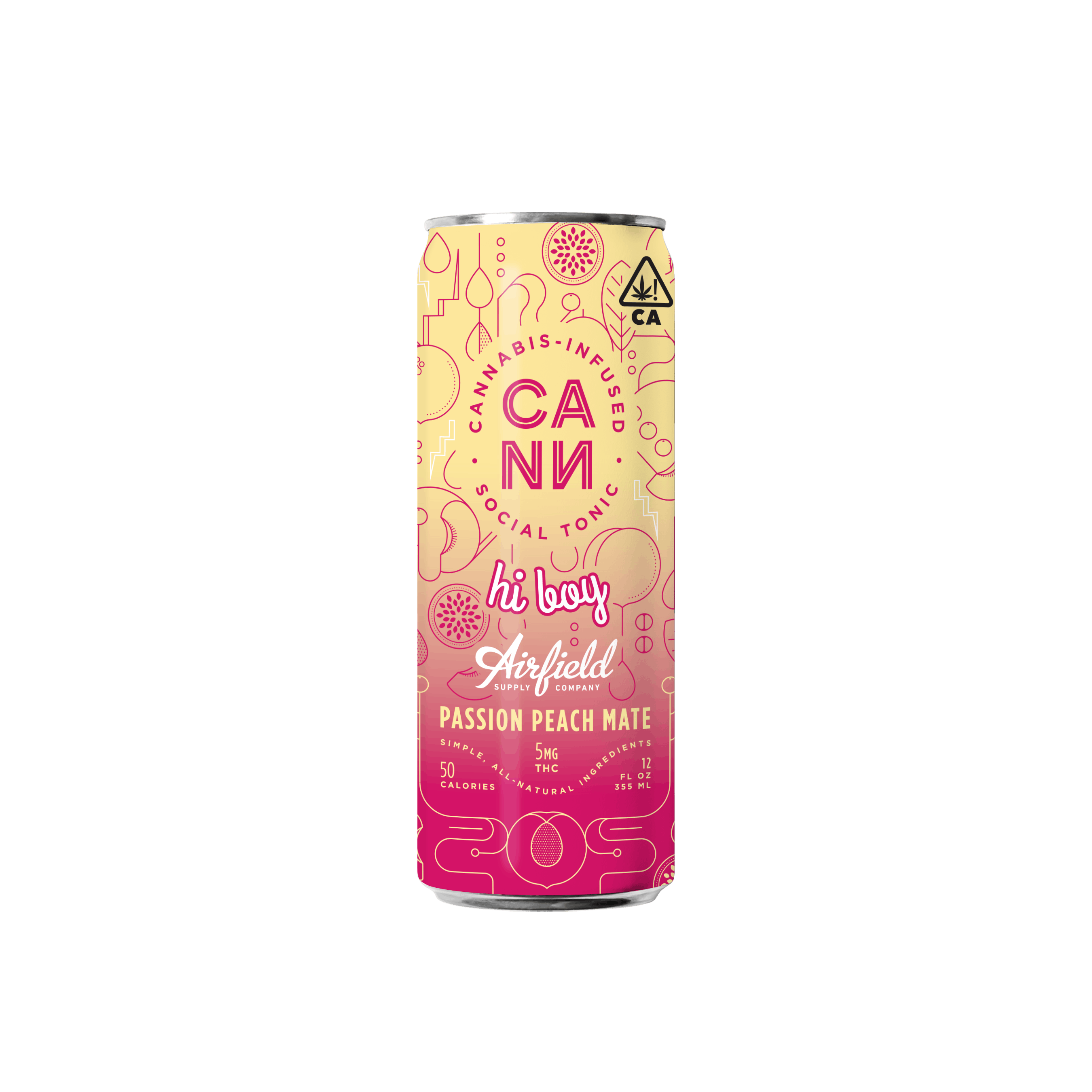 Cann - Passion Peach Maté Hi Boy (4 pack) [Airfield Supply Co] - 1