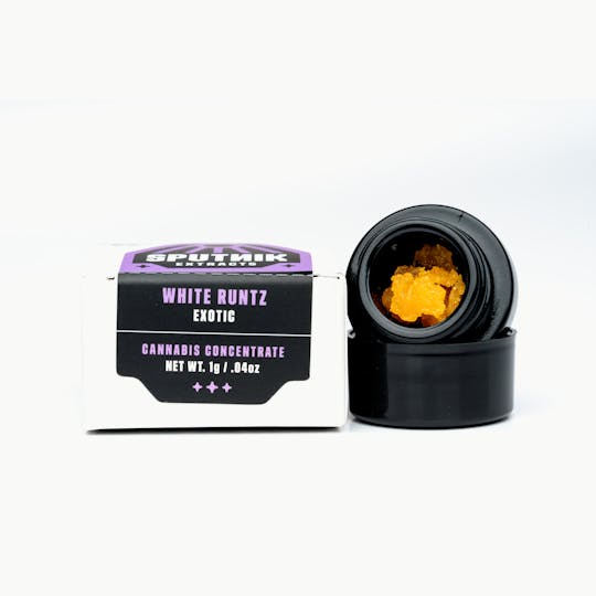 Sputnik - SPUTNIK Exotic Extracts - White Runtz Sugar Wax (1g) - 1