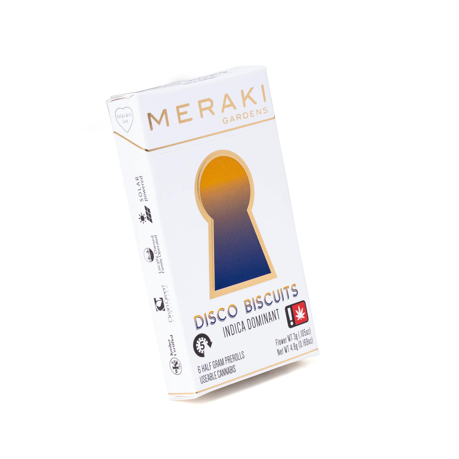 Meraki Gardens - Meraki Gardens | Disco Biscuits | 0.5g Pre Roll 6ct - 1