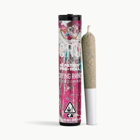 CRU Cannabis - Crying Rhino (1G Fatboy Pre-Roll) - 1