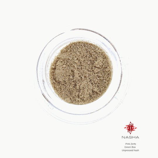 NASHA - Pink Zertz Green Unpressed Hash - 1