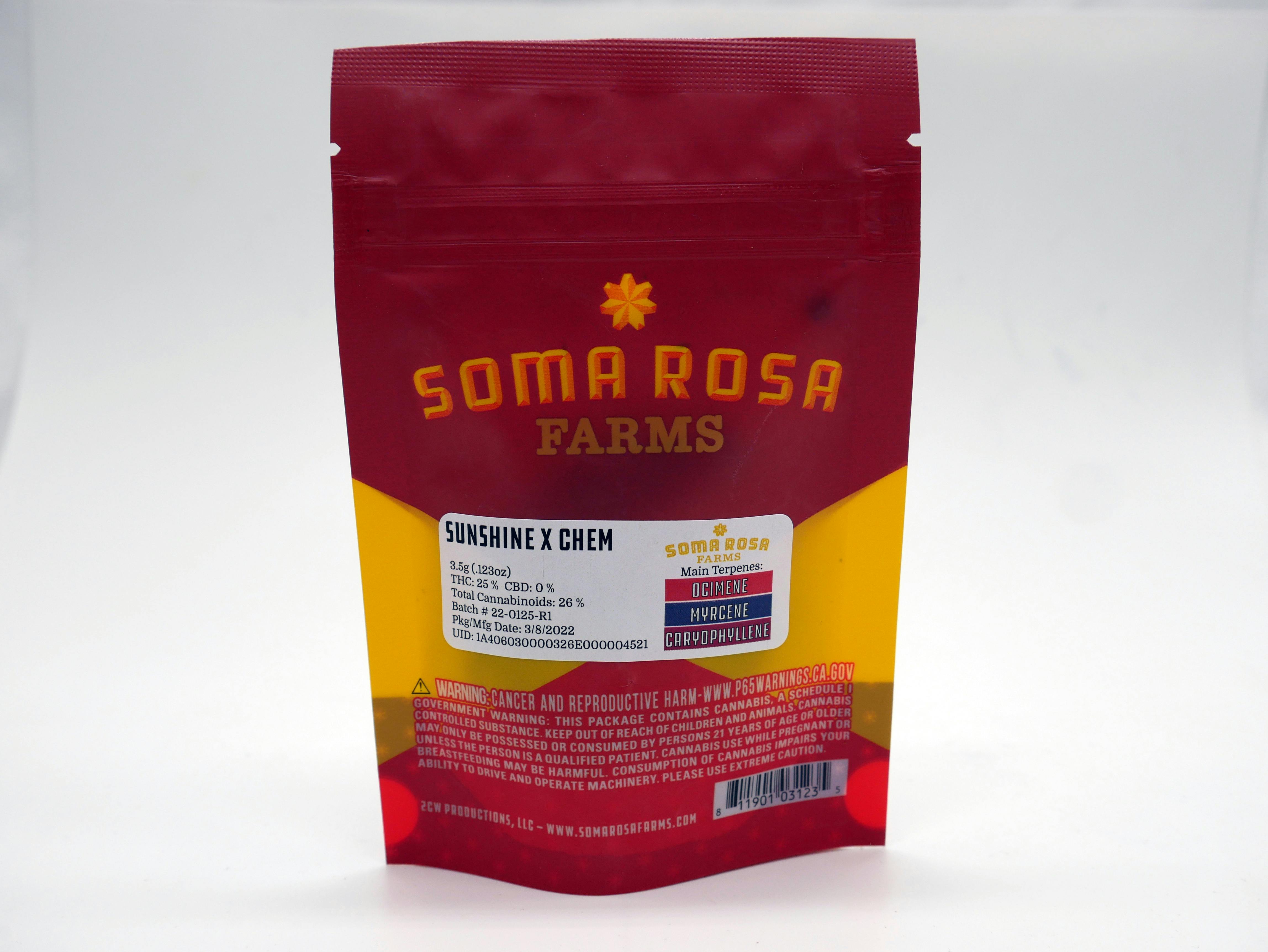 Soma Rosa Farms - Sunshine x Chem - 1